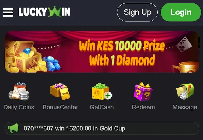 Lucky Win Casino bonus